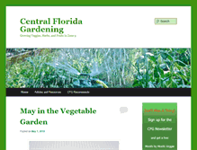 Tablet Screenshot of centralfloridagardening.com